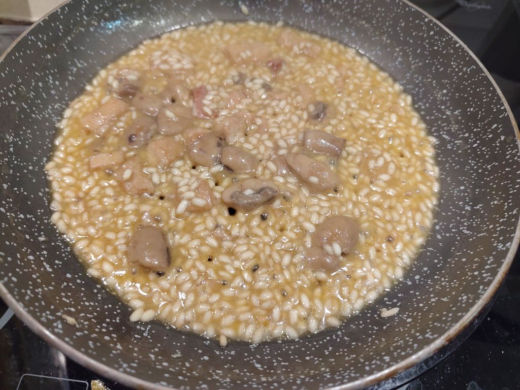 Photo of Mushroom soup risotto