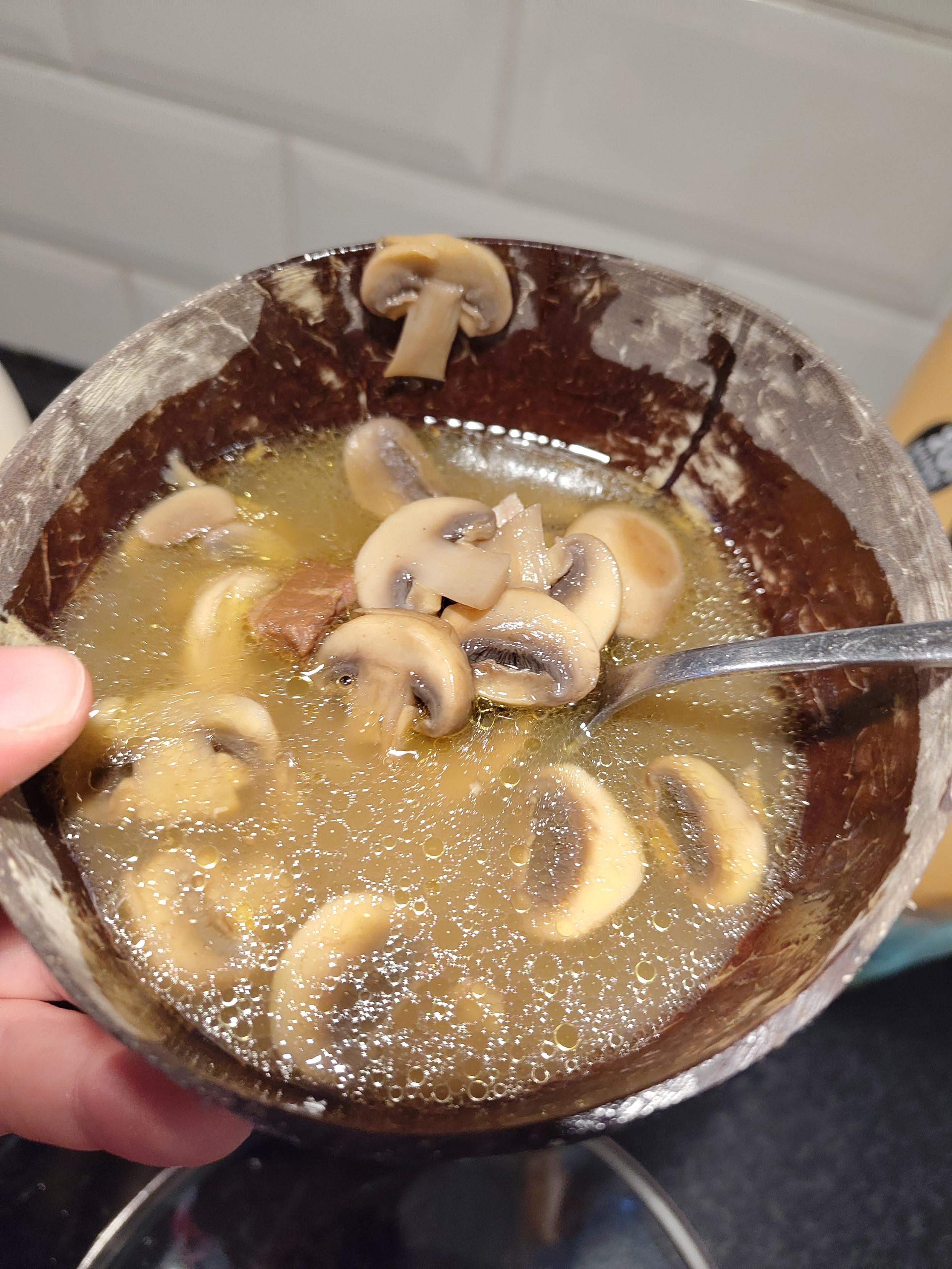 half_coconut_with_mushroom_soup